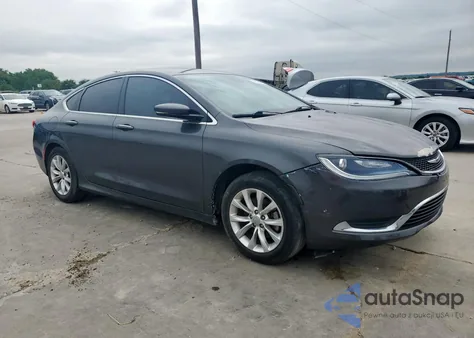 2015 Chrysler 200 C из США, поврежденный, VIN 1C3CCCCB2FN501071